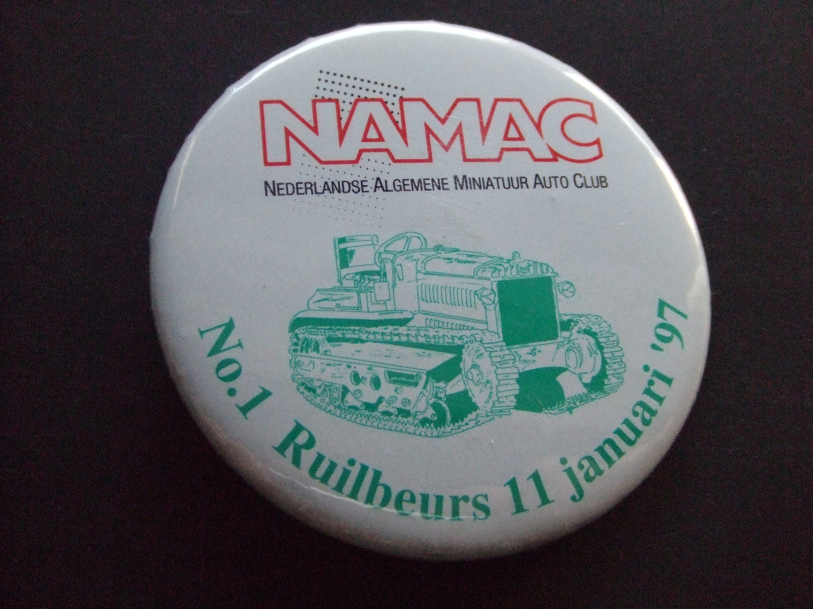 NAMAC miniatuur autobeurs rupsvoertuig
